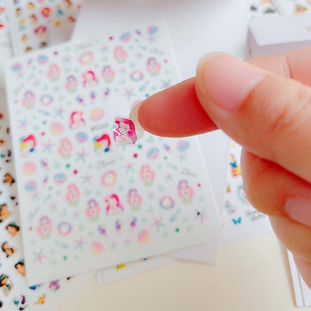 Mxbeauty Stiker Kuku Motif Kartun Anime Sophia Anna Untuk Dekorasi Nail Art / Manicure Diy