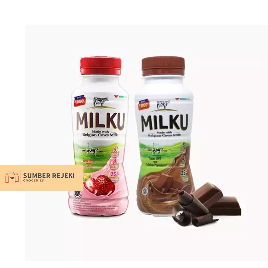 

MILKU SUSU UHT 200ml ALL VARIANT GROSIR & ECER