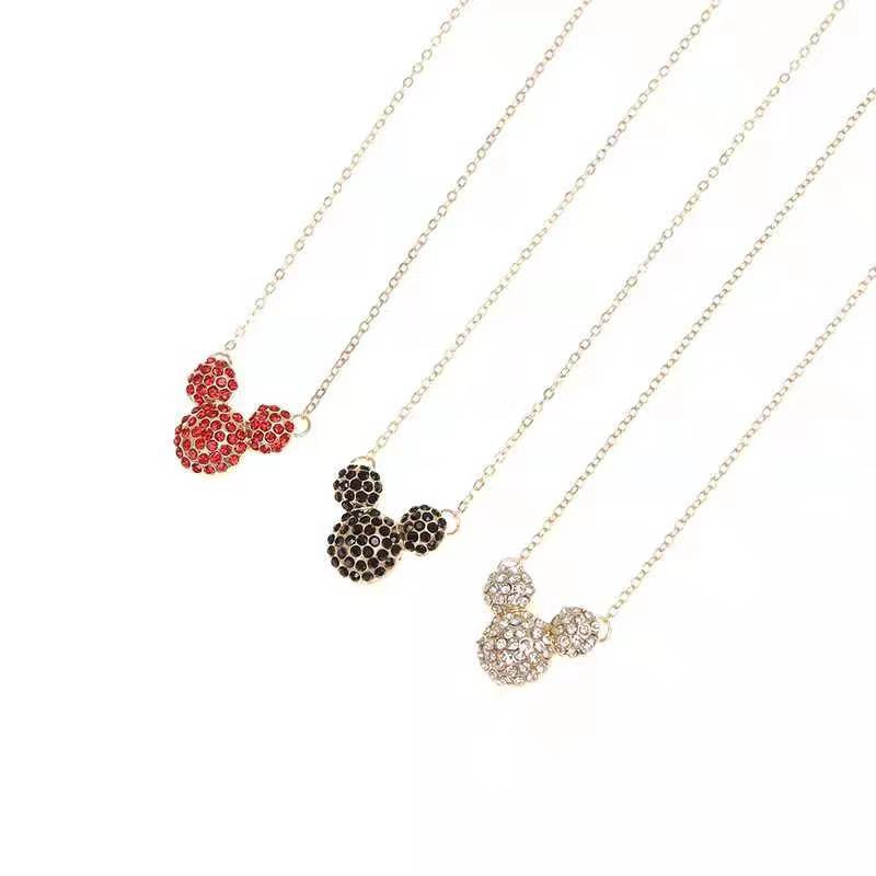 RSB VZ065 Kalung Liontin Mickey Mouse Disney Perhiasan Murah High Quality Halus Tahan Lama Import