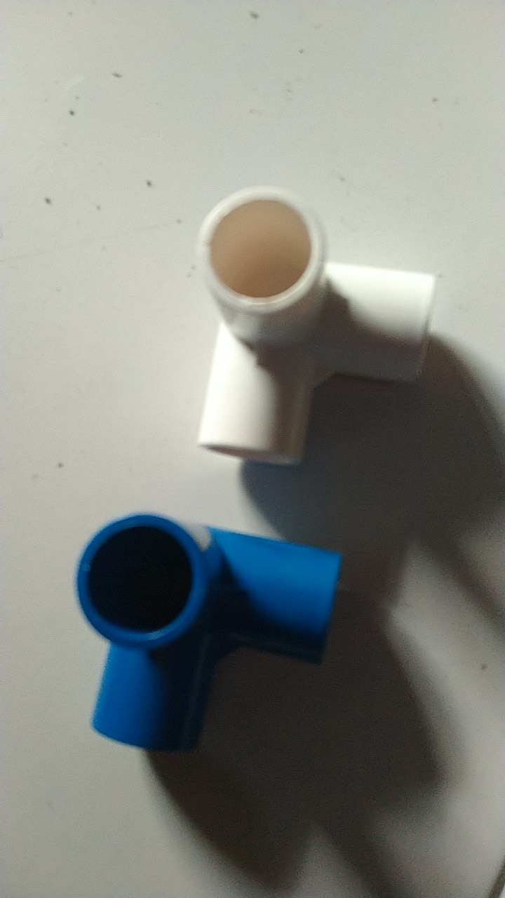 1pc Konektor Pipa Pvc 3 Arah/4 Arah Ukuran Id 20/25/32mm Untuk Od 20/25/32mm