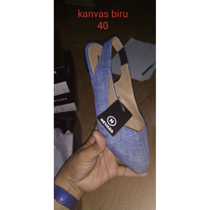 sepatu flat nevada KANVAS