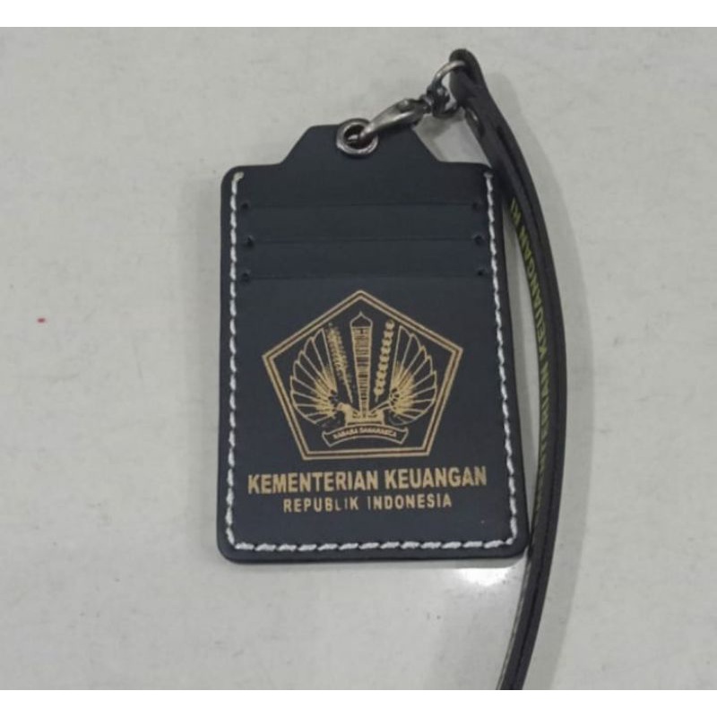 

Nama Tag Id Card Kementrian Keuangan/Gantungan Id Card /ID Card Holder Kulit