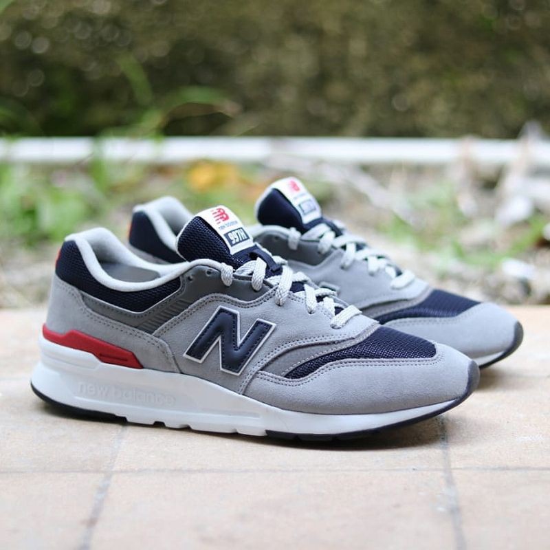 New Balance 997 H Grey Navy Red Original