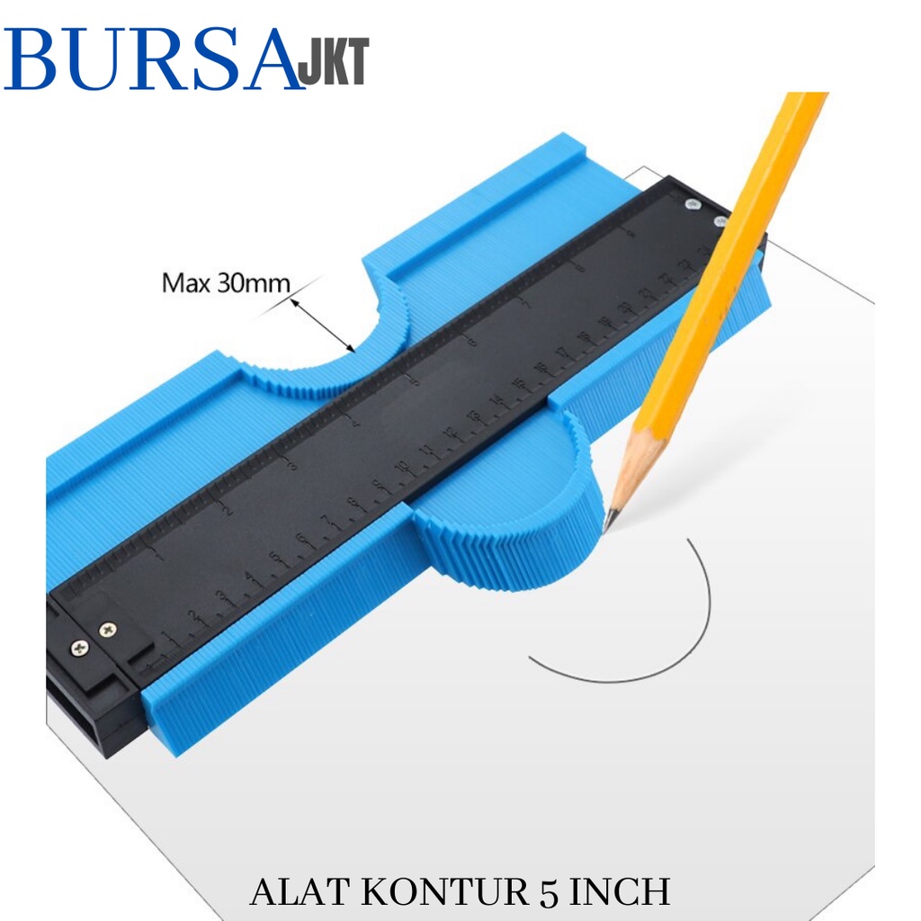 ALAT PROFIL PLASTIK KONTUR GAUGE  DUPLICATOR MARKING TOOL 10 INCH 25 CM