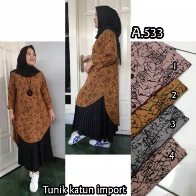 ATASAN TUNIK KATUN IMPORT - TUNIK ORIGINAL
