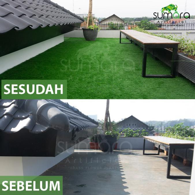 rumput sintetis Jepang 2 CM 1x1m PROMO,rumput palsu,rumput plastik