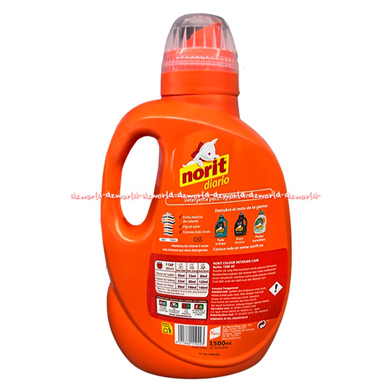 Morit Diario Liquid Detergen 1500ml Detergen Cair Untuk Pakaian Baju Bewarna