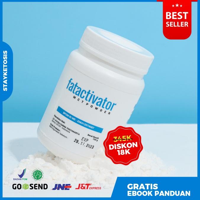 Fatactivator MCT Oil Powder - 150 Gram 30 Kali Serving