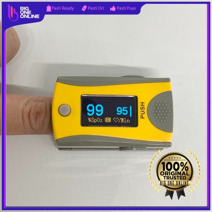 Finger Pulse Oximeter Saturasi ONEMED Alat Pengukur kadar Oksigen