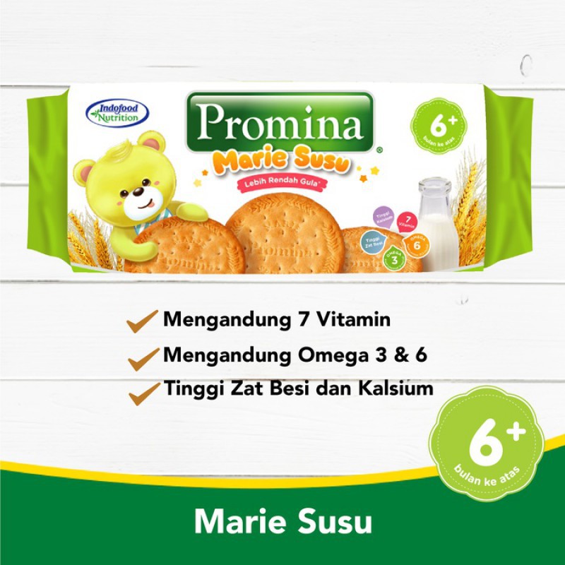 Promina Biskuit Marie Susu 6m+ - 150gr