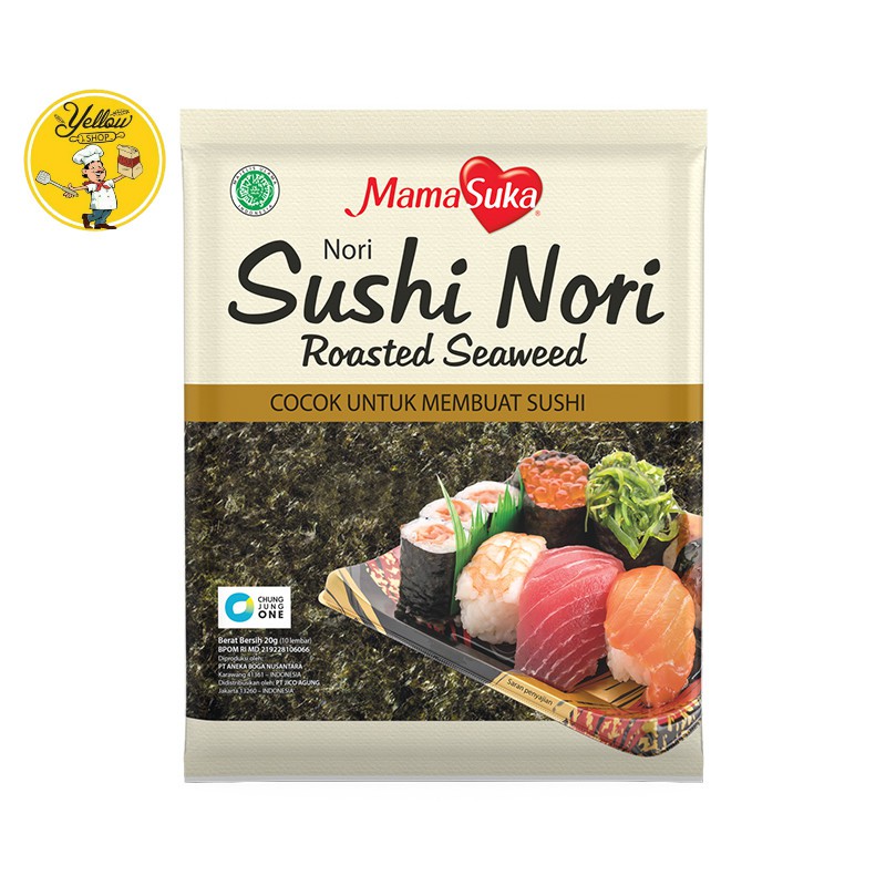 

MAMASUKA SUSHI NORI 20G X 10LEMBAR