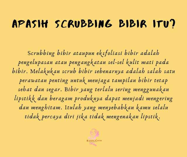 LIP SCRUB SUGUS STAWBERRY BY RAHASIA CANTIK / LIP SCRUB STAWBERRY / LIPSTIK STAWBERRY / LIP BALM