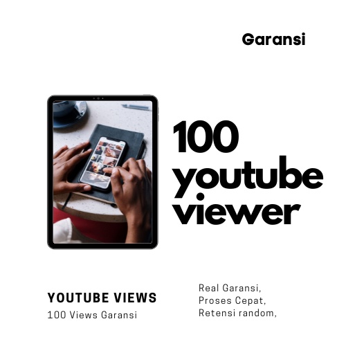 Youtube Views 100 Viewer Garansi
