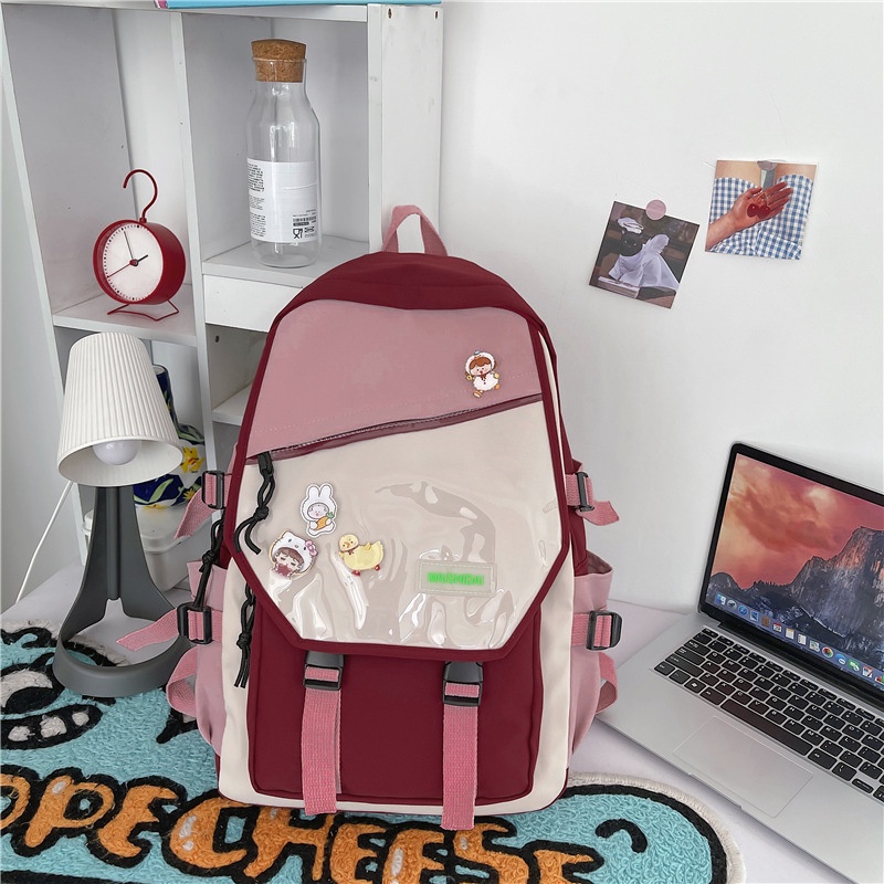 Tas Ransel Wanita Backpack Wanita Backpack Pria Tas Sekolah Anak Perempuan Tas Anak Tas SD SMP SMK SMA