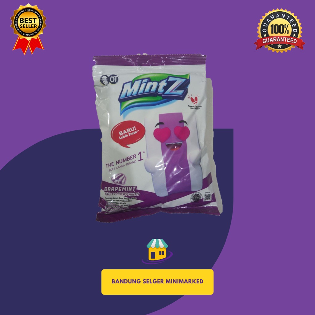 

PERMEN MINTZ RASA GRAPEMINT ANGGUR 115GR ISI 50 BUTIR