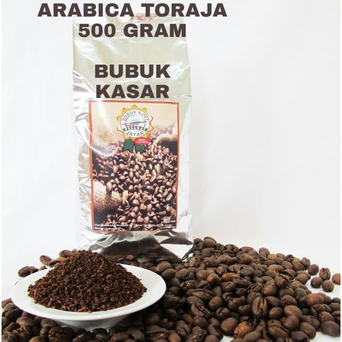 

PROMO KOPI ARABICA TORAJA / KOPI ARABIKA TORAJA 500 gr - BUBUK KASAR