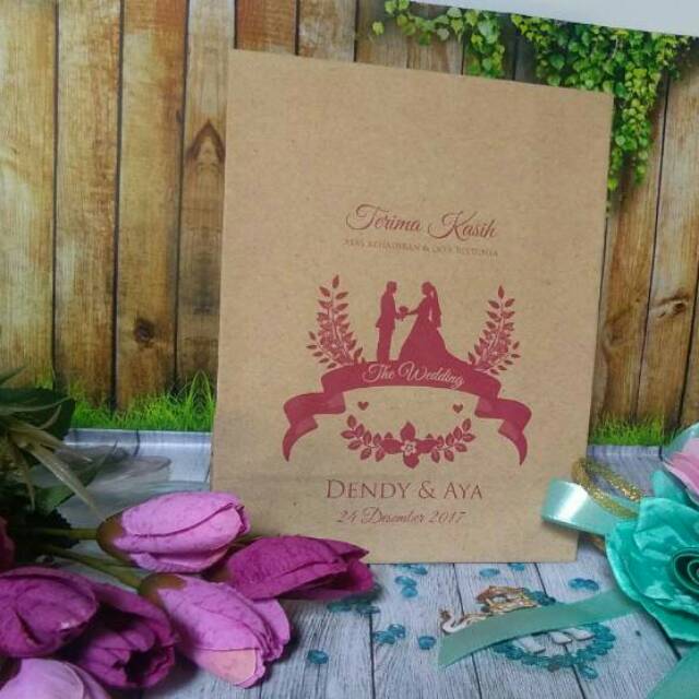 

Paper bag desain Custom tanpa tali