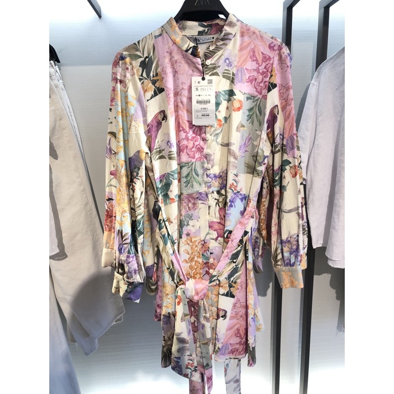 Jastip Zara Flower Dress New