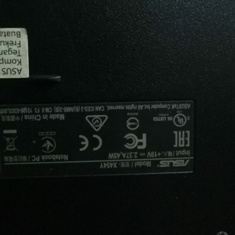 Laptop Asus X454Y Quadcore Amd A8-7410 Vga Amd radeon R5 graphic Ram 4GB HDD 500GB Windows 10 Gaming-6