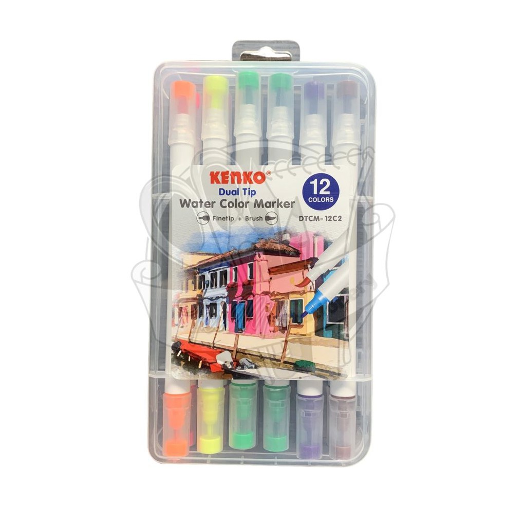 

Kenko Dual Tip Water Color Marker 12warna DTCM-12C2
