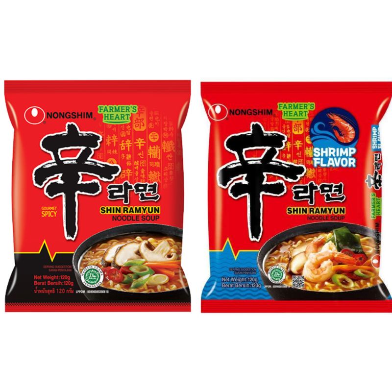 

NONGSHIM Shin Ramyun Noodle Soup 120gr - Mi Kuah Ramen NONGSHIM [CHINA]