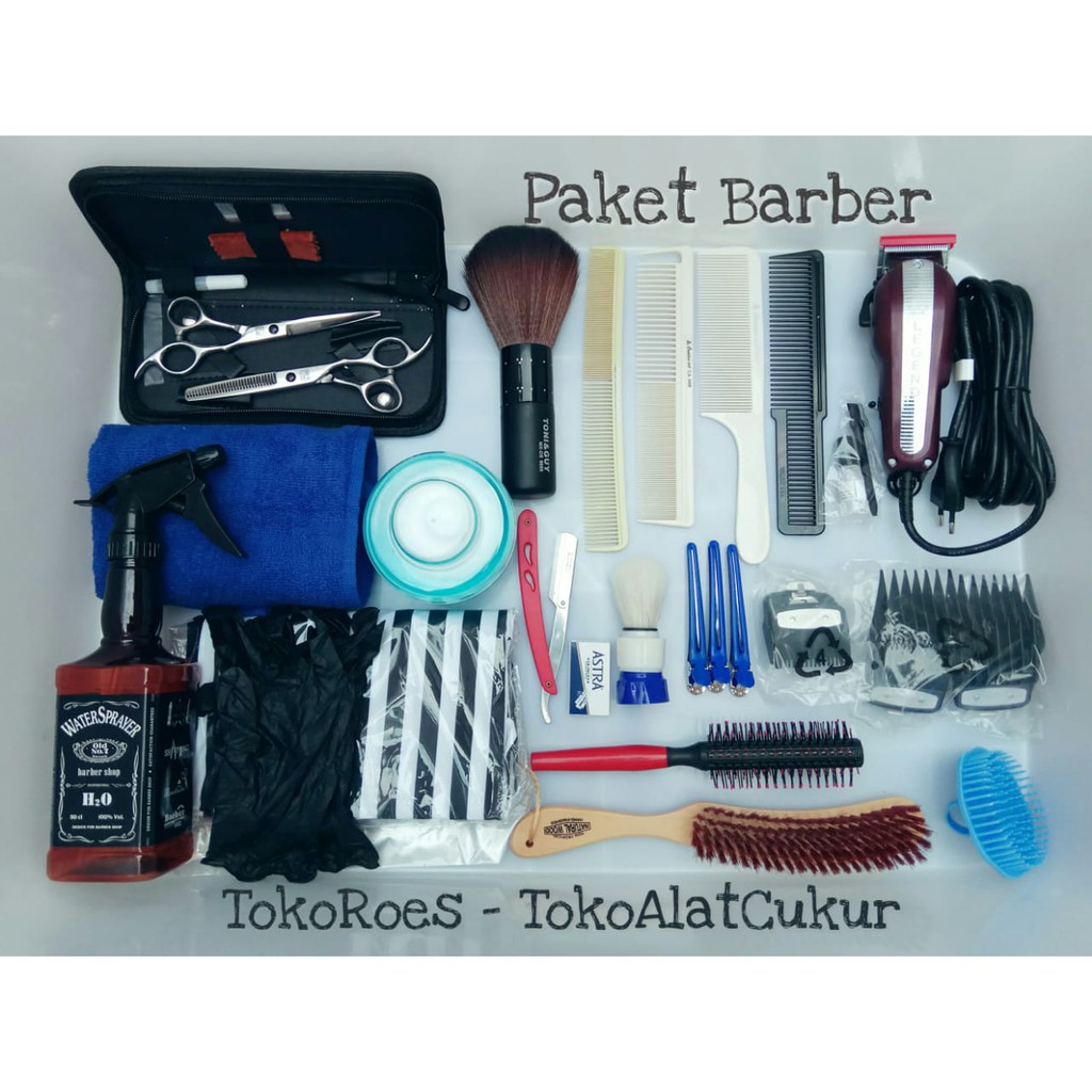 Alat Cukur Rambut Paket Barber Peralatan Usaha Alat Cukur Rambut Paket Barber Peralatan Usaha