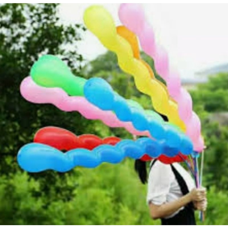 40 Pcs Balon Ulir Lembaran Grosir