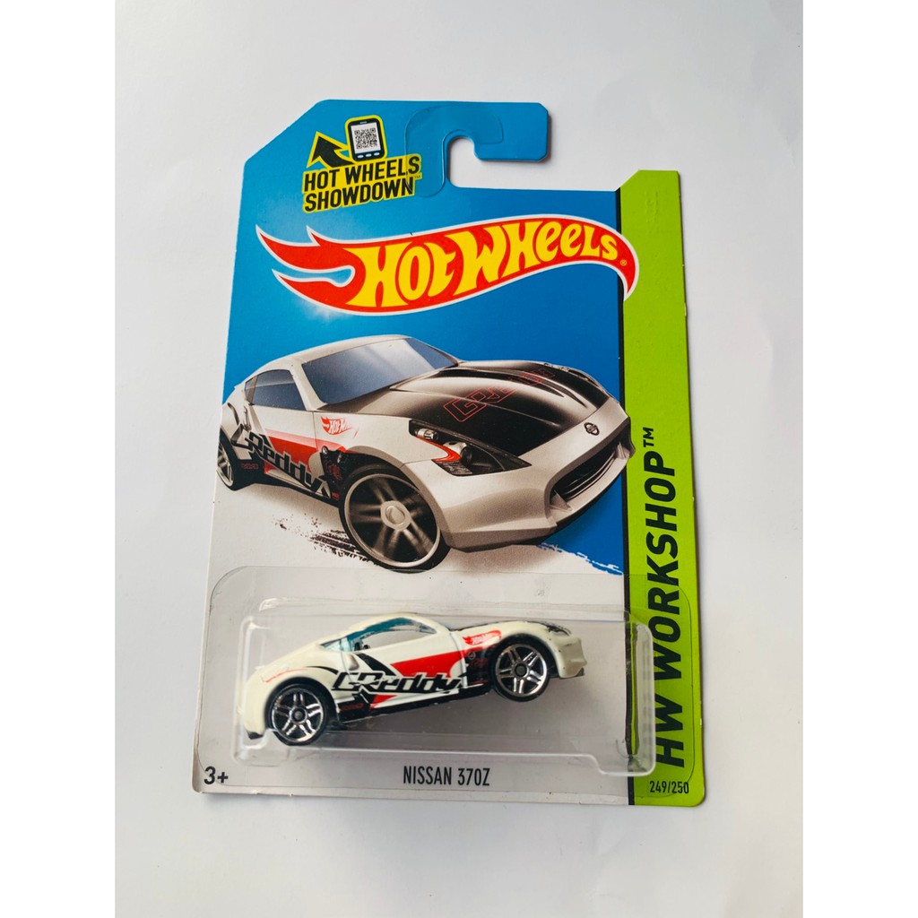 HOTWHEELS HOT WHEELS NISSAN FAIRLADY 370 Z PUTIH HW WORKSHOP DIECAST MOBIL LANGKA MURAH PROMO BARU