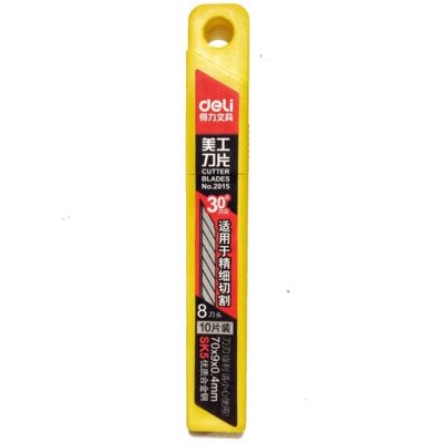 

kertas-pemotong- isi cutter/pisau kater deli dengan sudut blade 30 akurat kualitas bgs -pemotong-