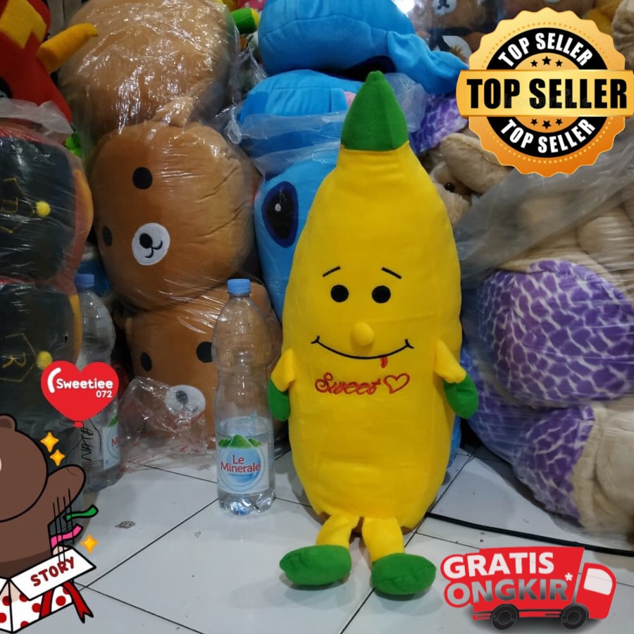 Boneka pisang/boneka buah/boneka banana/boneka pisang sweet banana