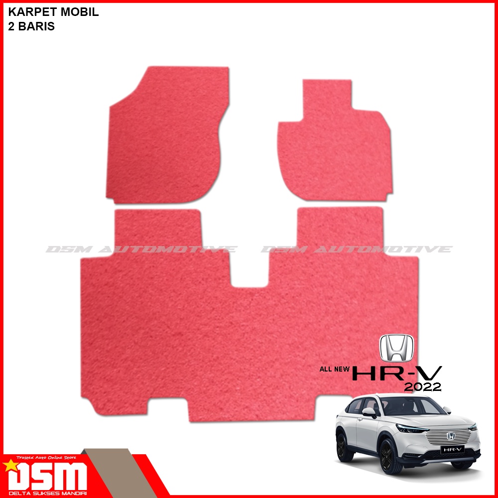 Karpet Mobil Mie Honda All New HRV 2022 - 2 Baris / Karpet Mie Coil Mat High Quality