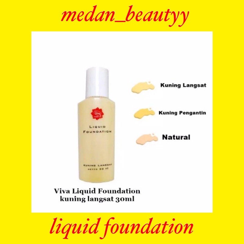 ❤️ viva ❤️ viva liquid foundation 30 ml - viva foundation