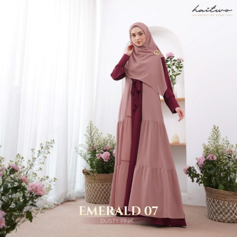 EMERALD 07 HAITWO GAMIS PLUS HIJAB