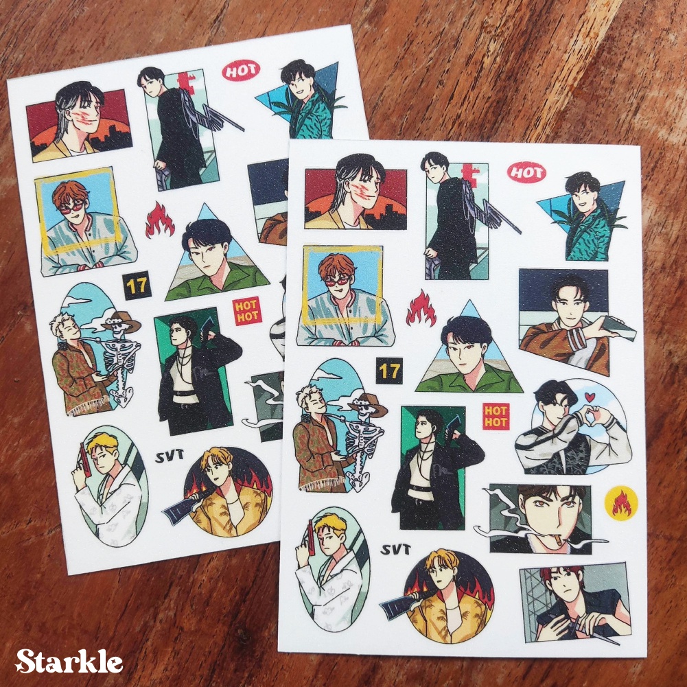 

SEVENTEEN HOT - Glitter Sticker