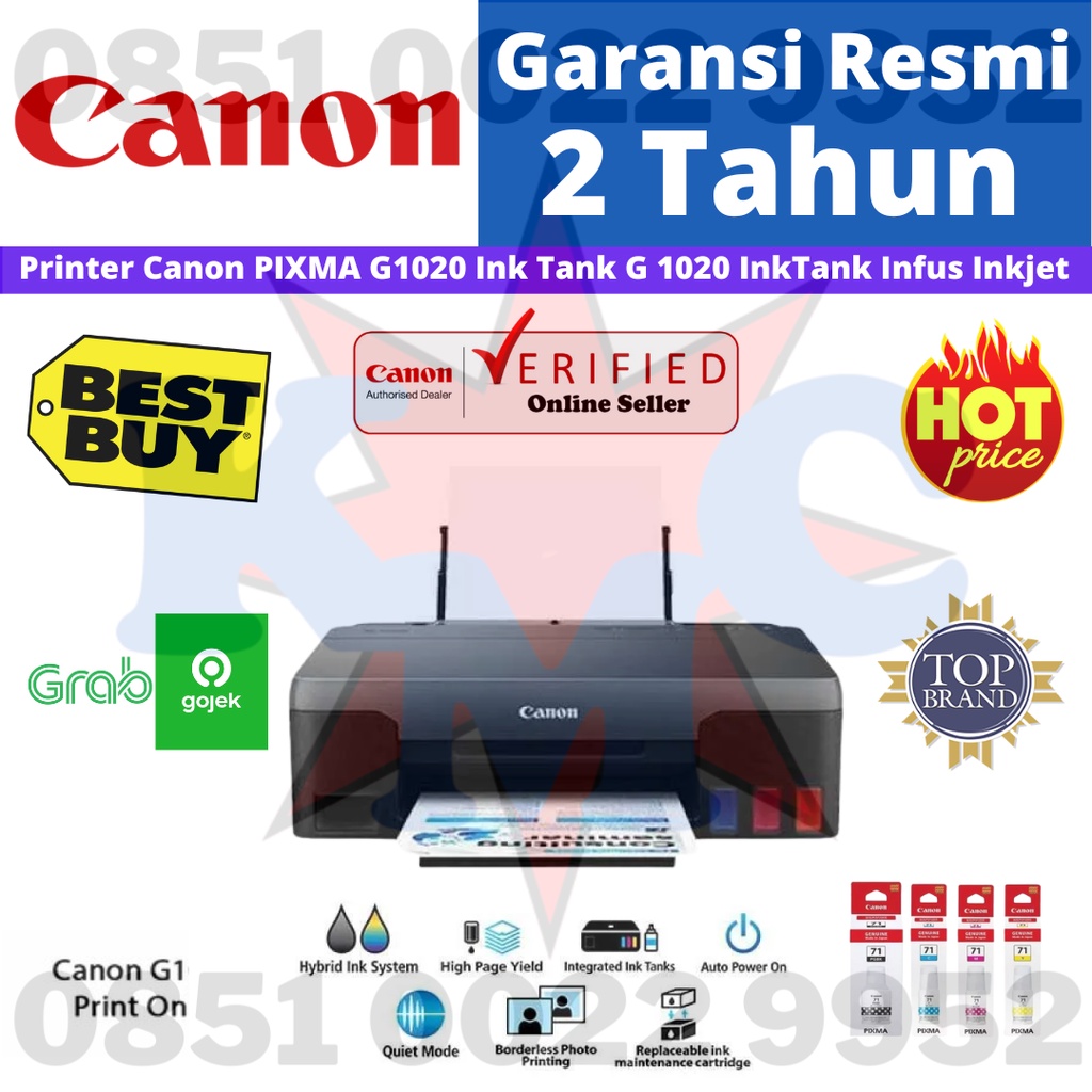 PRINTER CANON PIXMA G1020 INK TANK G 1020