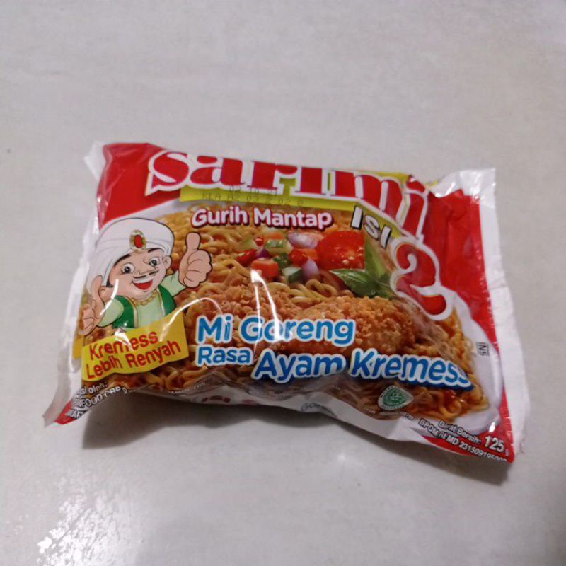 

Sarimi Goreng Isi 2 Rasa Ayam Kremess