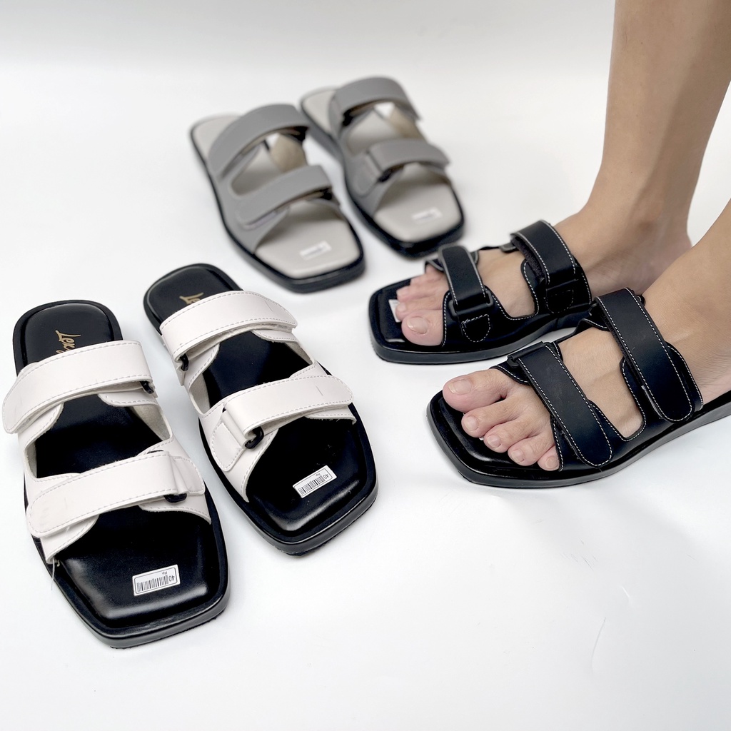 Lexy - MEYDEN Sandal Wanita Platform Busa Kulit