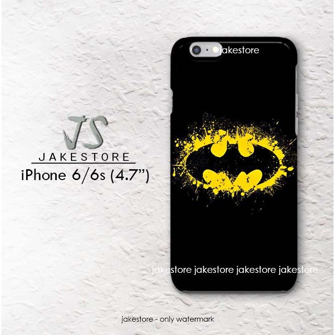 PROMO CASE XIAOMI REDMI 3S 3X 3 PRO BATMAN LOGO YELLOW VIVO V5 OPPO F1S