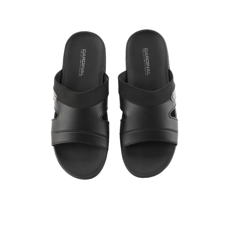 SANDAL SLIDE PRIA CARDINAL ORIGINAL CASUAL TERBARU HITAM CA26