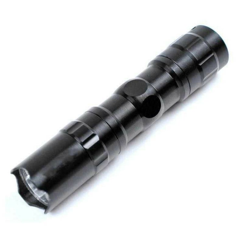 Senter police swat mini waterproof anti air LED putih batre AA