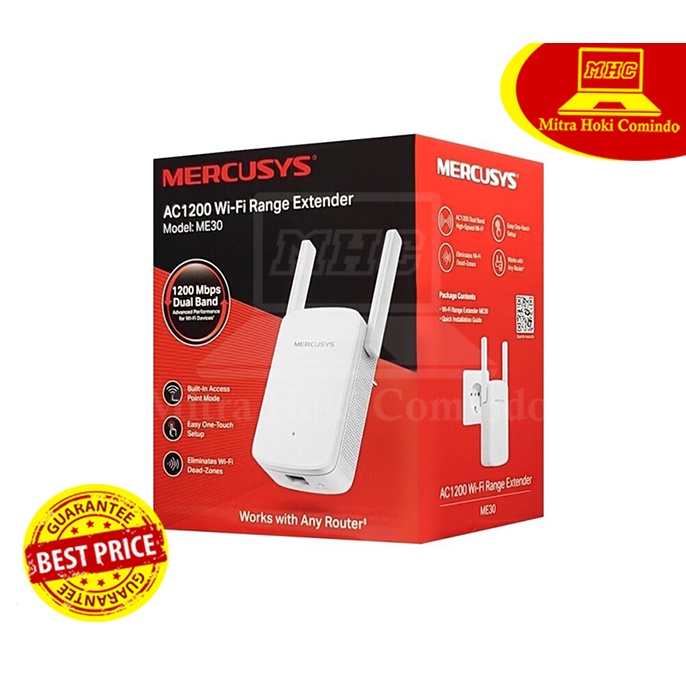 EXTENDER MERCUSYS ME30 AC1200 Wi-Fi Range Extension