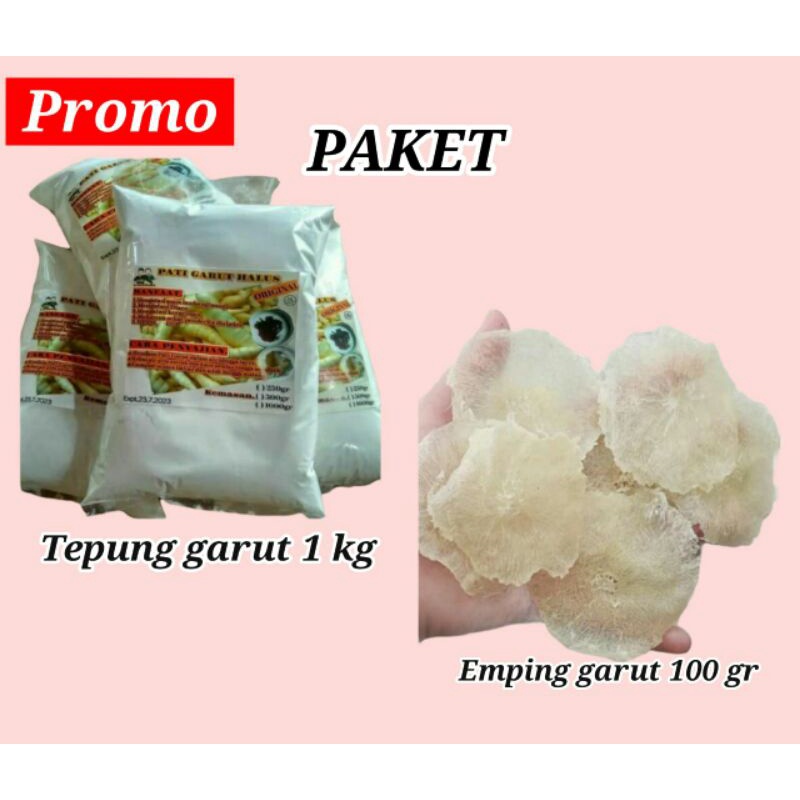 pati garut 1kg+100gram emping