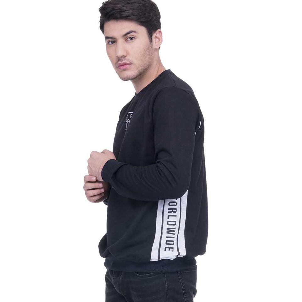 ORI.. Sweater pria SEYES S1106 baju atasan cowok Lengan Panjang cowok babyterry Premium ℗