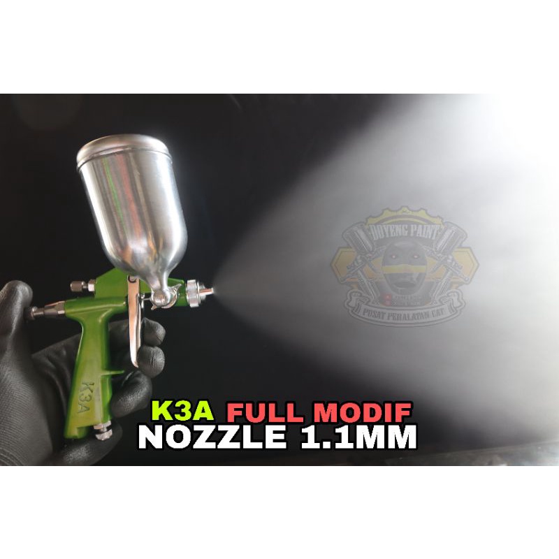 Spraygun TEKIRO K3A FULL MODIF NOZZLE 1,1mm