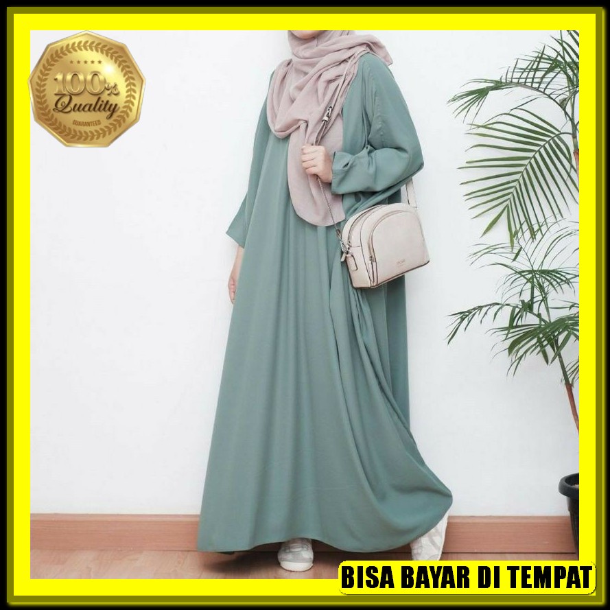 Gamis Wanita Terbaru Toraja Maxi Dress Muslim Kekinian Gaun Pesta Muslimah Baju Longdress Maxy Dres 