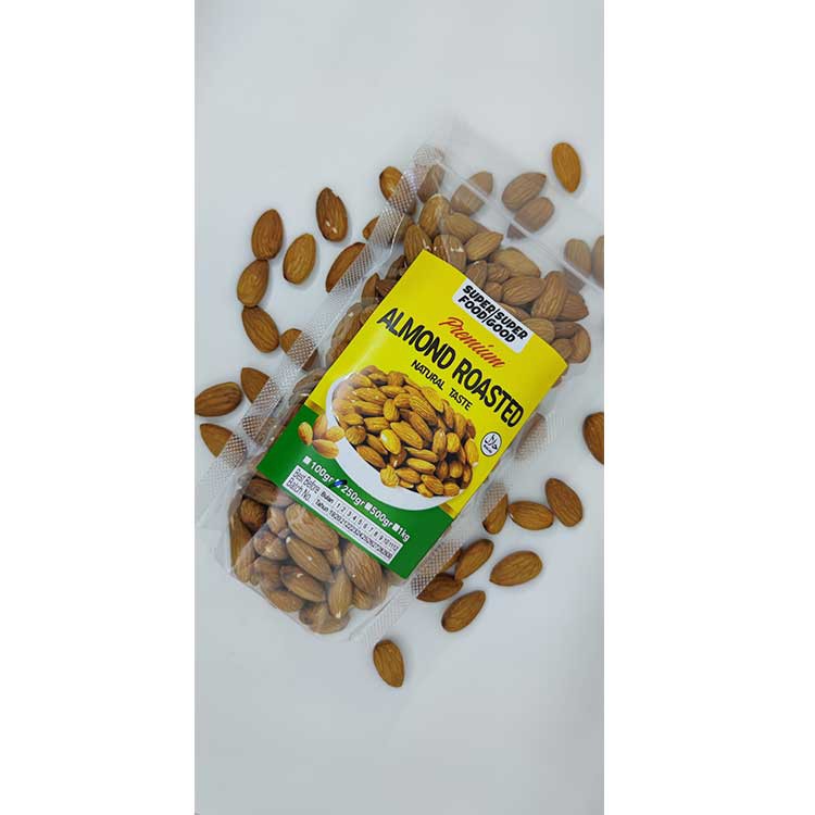 Kacang Almond Roasted 250 gr - Almon Matang Panggang Original