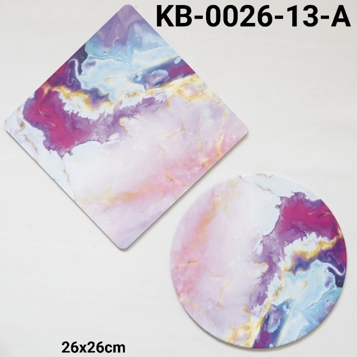 

GR-KB-0026-13 GR 1 CAKE BOARD ALAS KUE KOTAK BULAT 26CM MARBLE MARMER GRATIS ONGKIR