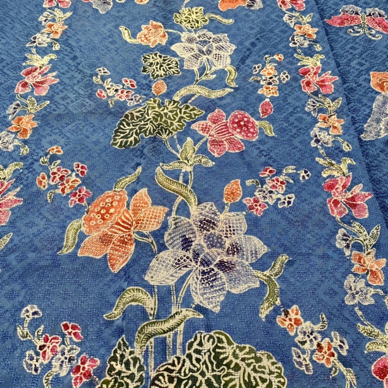 SBVTR1B01 - Sarung Encim / Batik Encim Viscose Cap Kombinasi Tulis Pekalongan