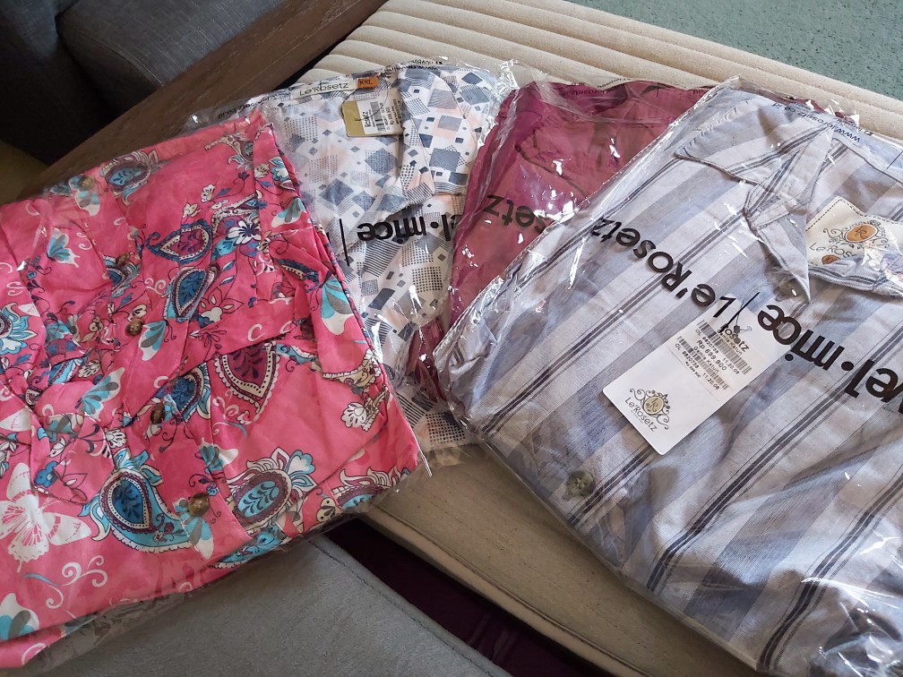 Lerosetz - Dress Wanita | Gamis Print Motif Batik Pinky