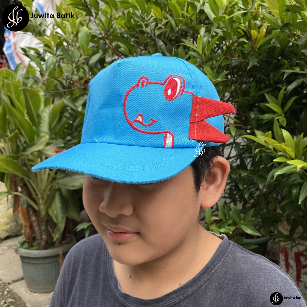 Topi Baseball Anak Motif T-REX DINO HAT DINO 2-10 Tahun